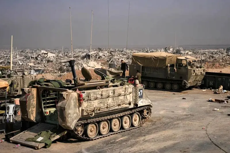 ویرانی‌های شمال نوار غزه پس از عملیات نظامی اسرائیل