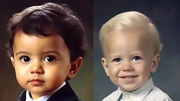 ببینید| کودکی رهبران جهان با هوش مصنوعی 