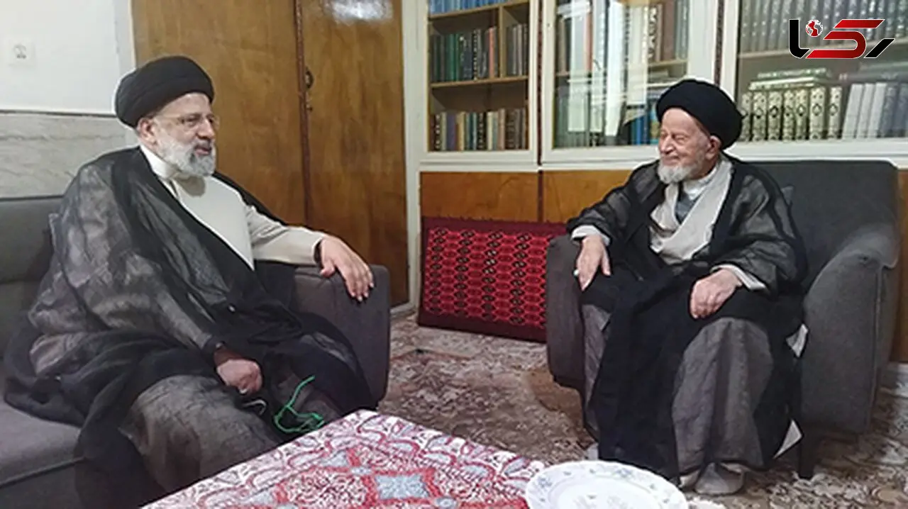 دیدار دکتر رئیسى با آیت‌الله شاهچراغی
