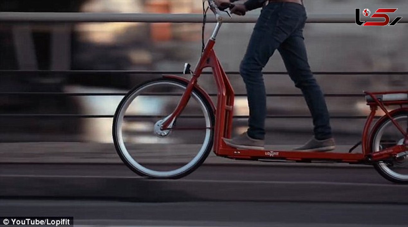 با دوچرخه تردمیلی سرکار بروید + فیلم و تصاویر 
