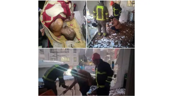 نشت گاز از شلنگ بخاری در صالحیه حادثه آفرید/ مصدومیت شدید جوان 25 ساله + عکس