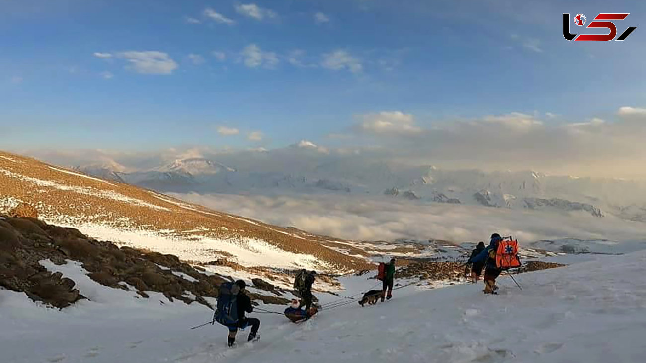 نجات کوهنورد تهرانی در آبشار یخی دماوند / دیشب در آمل رخ داد 