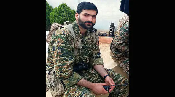 عکس پاسدار بابلسری که در درگیری شهید شد
