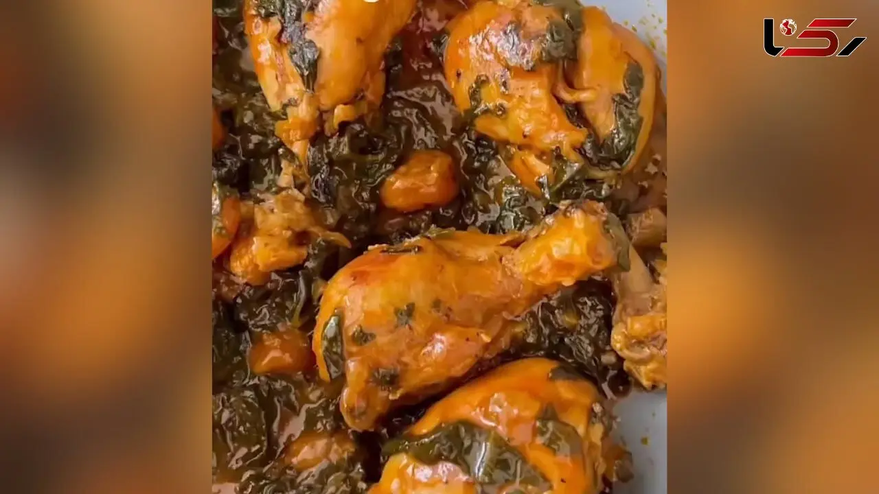 طرز تهیه خورشت آلو اسفناج با مرغ / فیلم