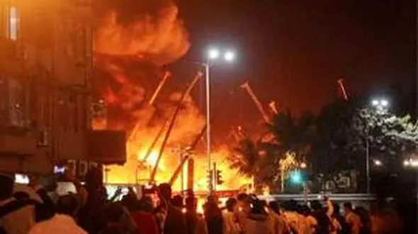 آتش‎سوزی در هتل زائران ایرانی در نجف 