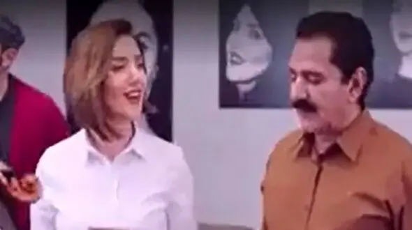 آواز معروفا؛ پشت صحنه تمرین آهنگ خوندن پرویز پرستویی با عایشه گل که انگار تیم بدنیا اومدن 
