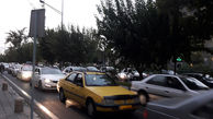 ترافیک سنگین معابر تهران در روز دوشنبه