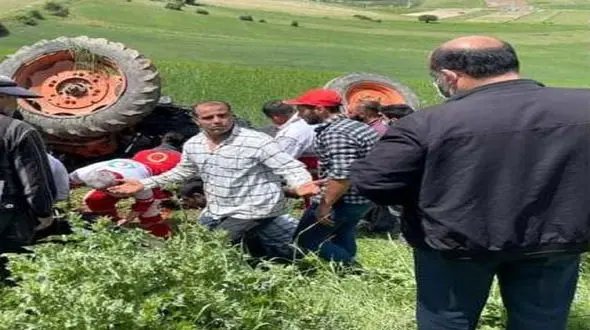 مرگ در زمین کشاورزی / مرد ساروی جان باخت + عکس