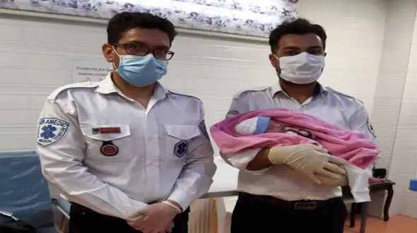 معجزه در شهر بابک / این نوزاد همه را شوکه کرد + عکس