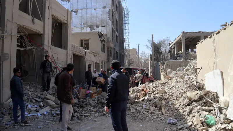 تخریب خانه های کرمانشاه در حمله آمریکا و اسرائیل