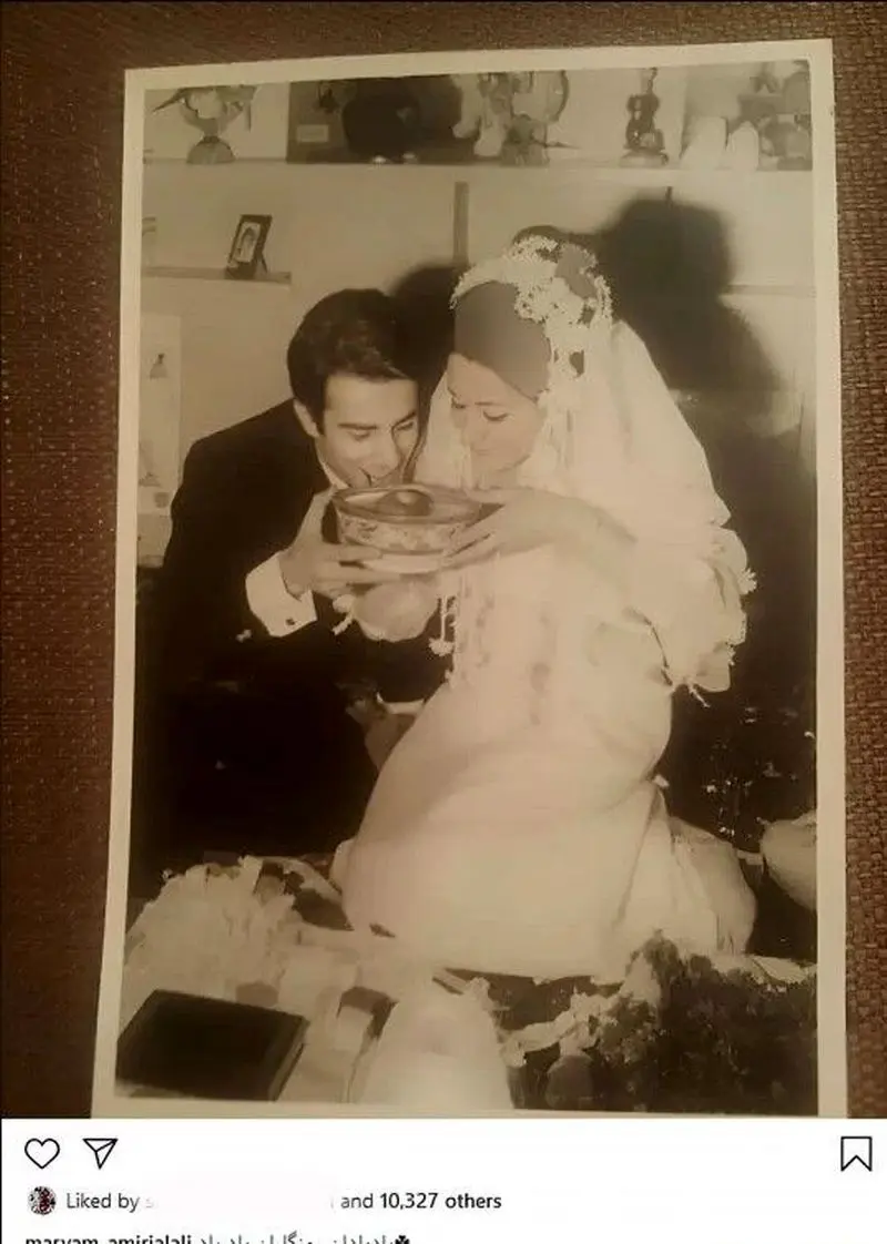  مریم امیرجلالی و همسرش