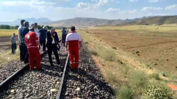 برخورد مرگبار قطار با مرد 40 ساله در کاشان