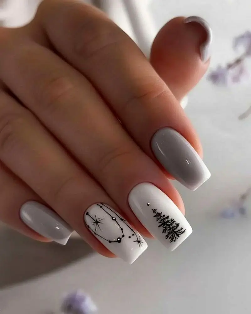 ناخن زمستانی | 30 طرح ناخن زمستانی ساده و شیک مناسب عروسی و تولد و حتی روزمره در تنوع بالا