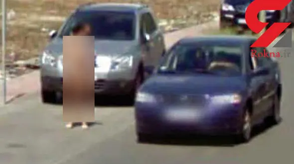 دستگیری دختر بدون لباس که خیابان را به هم ریخت+عکس 