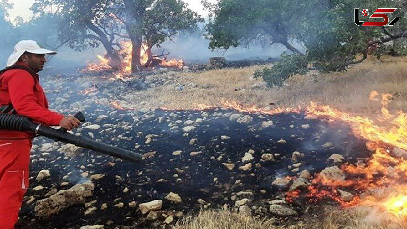 عملیات مهار آتش در سرباران میناب ادامه دارد