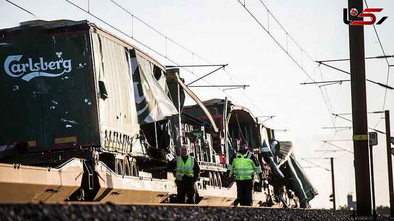  8 کشته براثر سانحه قطار در دانمارک + عکس