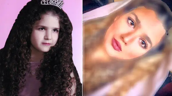 فیلم لحظه به لحظه مهاجرت و کشف حجاب خانم بازیگر ایرانی ! / روژان آریامنش کیتس ؟!