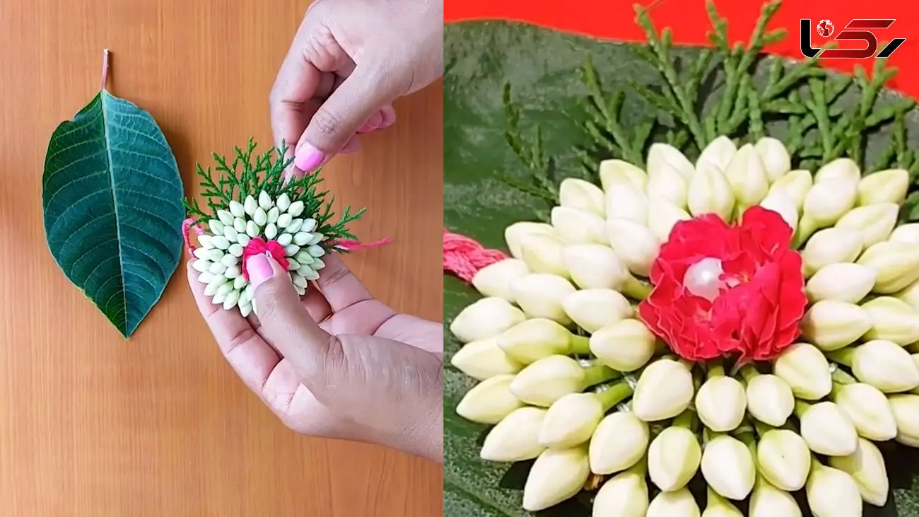 تزئین گیاهی + فیلم