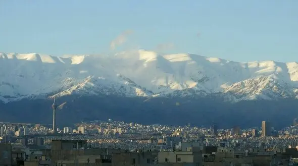 کوه های اطراف تهران در روز چهارشنبه ۷ فروردین ۹۸