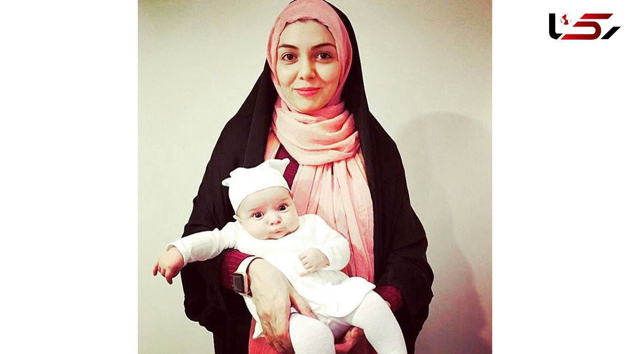 مجری خبرساز رسانه ملی از چهره دخترش رونمایی کرد