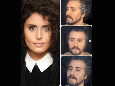 فیلم/ رقص مردانه الناز شاکردوست با ریش و سبیل و با مجوز قانونی /الناز : مرد شدنم مبارک ! ...