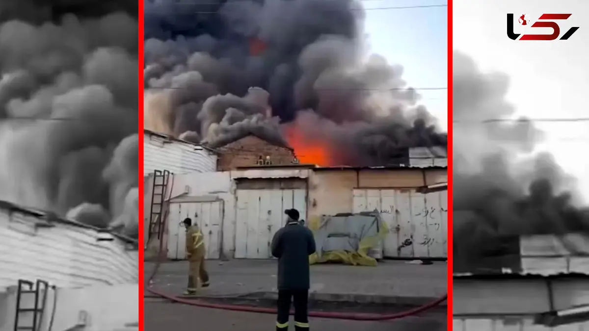 فیلم نجات ۸ انبار از آتش سوزی