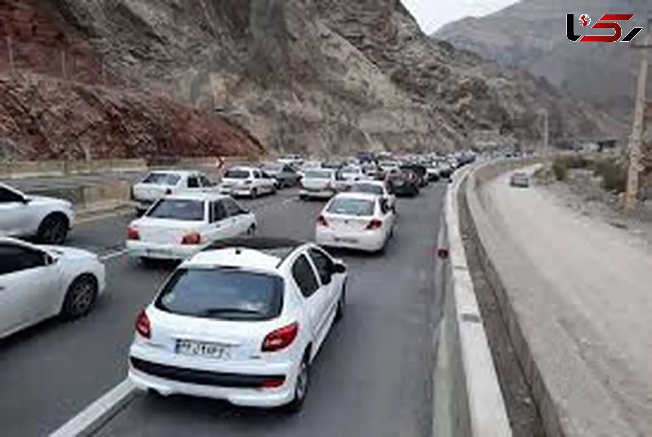 ترافیک سنگین در ورودی‌های تهران / شهروندان تهرانی در حال بازگشت به شهر هستند