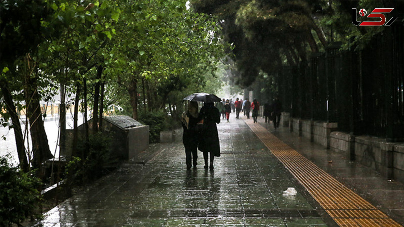 وقوع باران پراکنده در برخی نقاط کشور/ پیش‌بینی آسمان صاف برای تهران