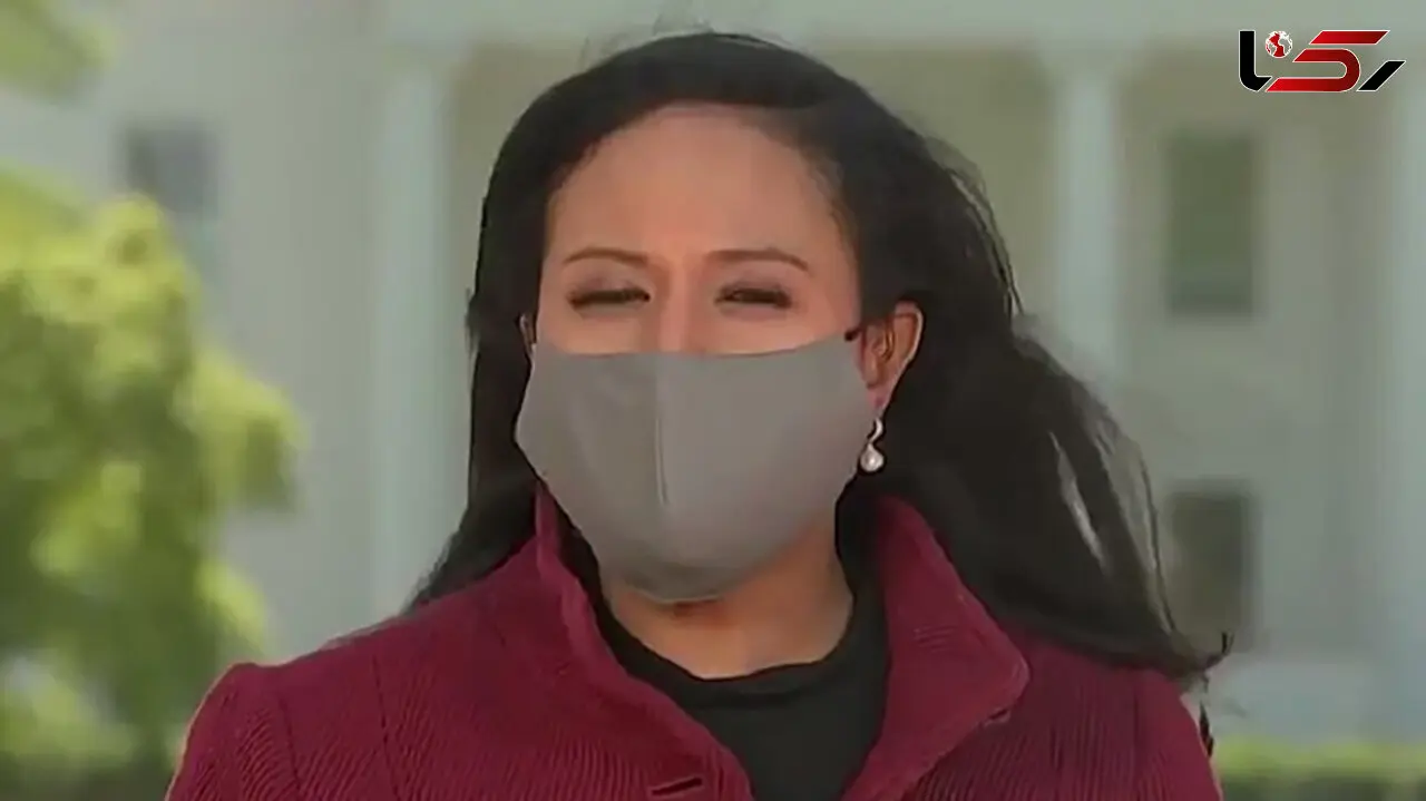 اقدام جالب خانم خبرنگار هنگام  یک حادثه در پخش زنده + فیلم
