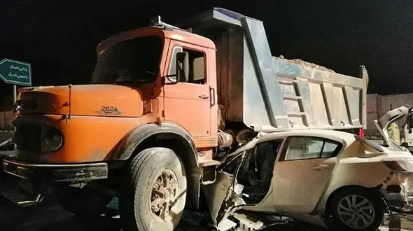 6 کشته و زخمی در تصادف هولناک تریلی با مزدا در اهواز