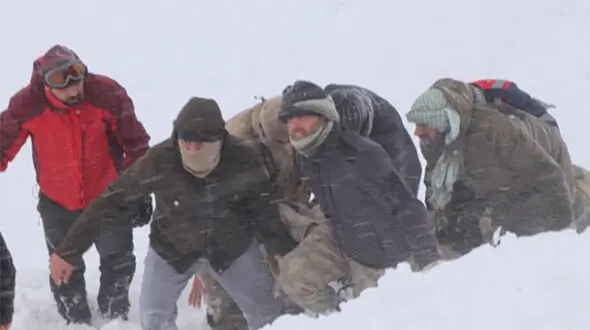 83 کشته و زخمی بر اثر سقوط بهمن مهیب در ترکیه+ فیلم