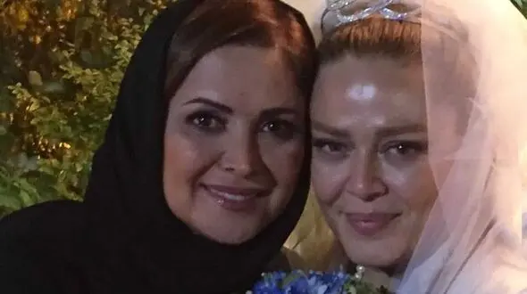 عکس ها / اولین رونمایی بهاره رهنما از دومین جشن عروسی اش / با حضور بازیگران از مارال فرجاد تا کمند امیرسلیمانی از سروش صحت تا تا پروین قائم مقامی ... / چیدمان مجلل  از ماشین عروس بی ام و و  کیک 3 طبقه ....