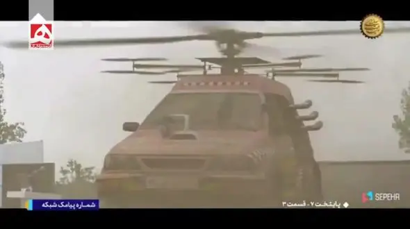 پای تاکسی پراید هوایی به پایتخت ۷ باز شد! + فیلم