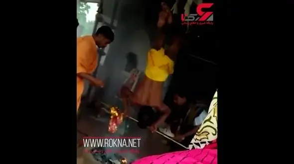 زنده زنده سوختن مرد رمال جلوی دوربین !  / در هند رخ داد+ فیلم 16+