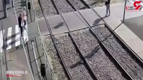 قطع شدن پای یک زن زیر  قطار + فیلم (16+)