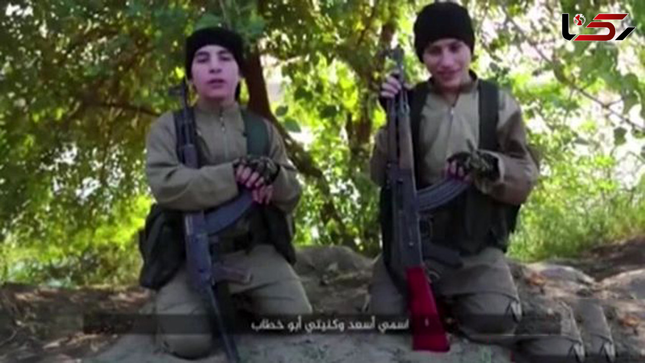 خنده های 2 نوجوان داعشی  قبل از مرگ و انفجار انتحاری+تصاویر