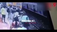 مرد 64 ساله هنگام ورود قطار به ایستگاه وارد ریل شد +فیلم