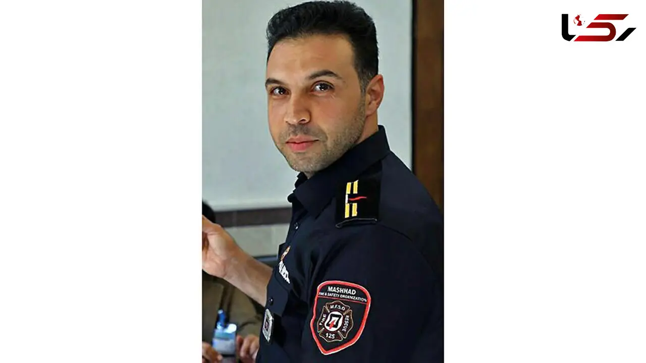 آتش نشان مشهدی آسمانی شد + عکس 