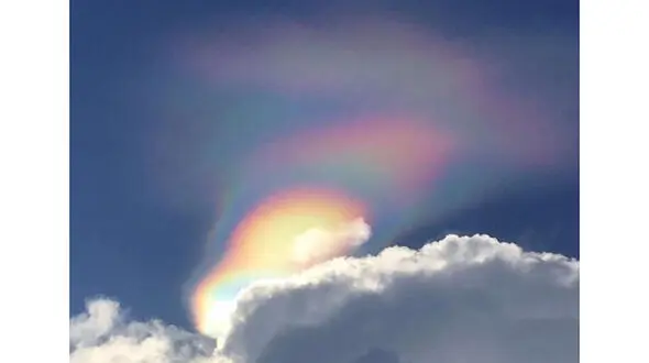 پدیده حیرت‌انگیز رنگین کمان آتشین+ تصاویر 