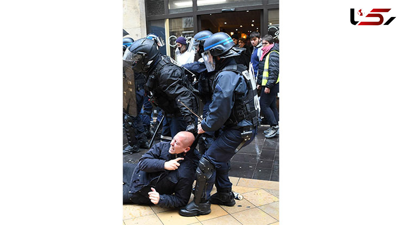 اعتراضات جلیقه زردها به خشونت کشیده شد + عکس