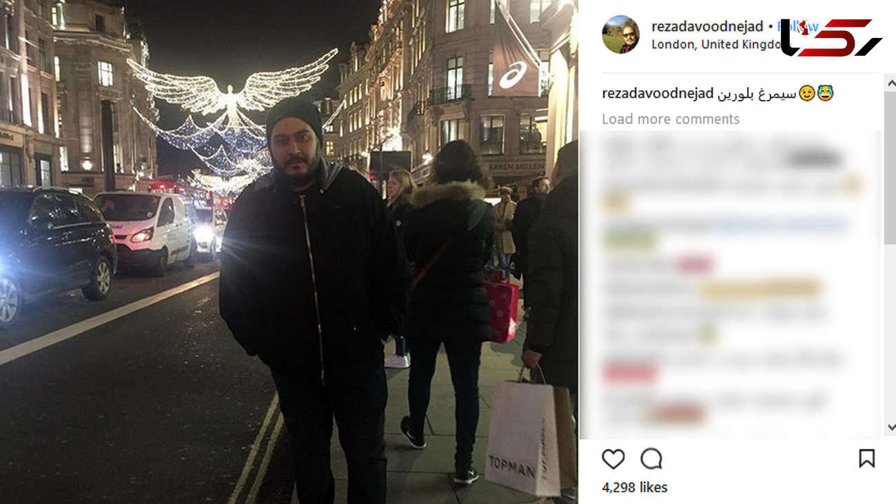بازیگر پشت کنکوری‎ها در خیابان‎های لندن