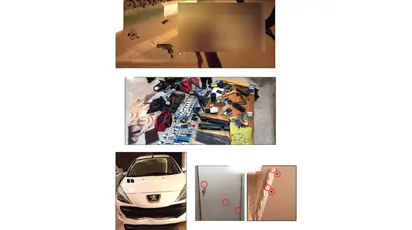 مرگ دزد در تبادل آتش با پلیس مشهد + عکس های دلهره آور و جسد دزد مسلح !