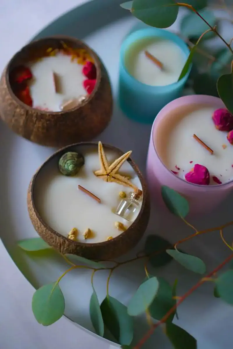 عکس از شمع چوبی کلاسیک و خاص