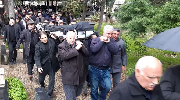 تشییع پیکر نقاش پیشکسوت در آستارا