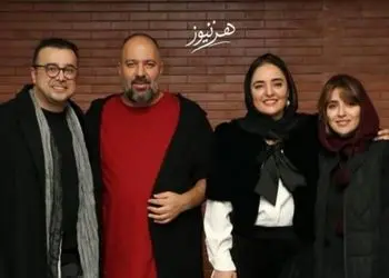 عکس/ نگاهی به تیپ و استایل شیک و ایرانی‌پسند هنرمندان در نمایش «باران اسیدی»/نرگس محمدی، علی اوجی،مونا کرمی، سپند امیرسلیمانی