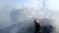 آتش سوزی هولناک 5 مغازه و 2 انبار در پیربازار رشت