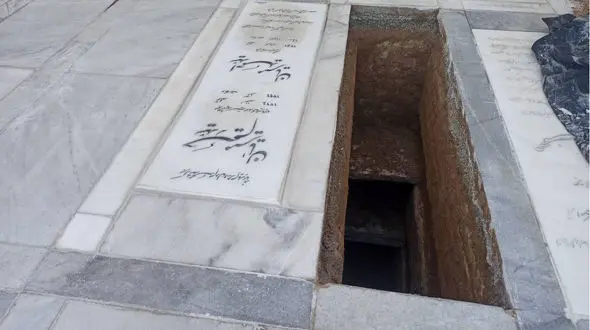 اولین عکس از سر مزار عماد افروغ + جزییات