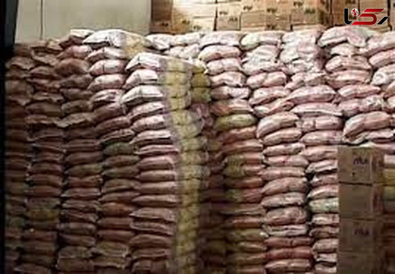 ۲۱۰۰ تن برنج احتکار شده در قزوین کشف شد
