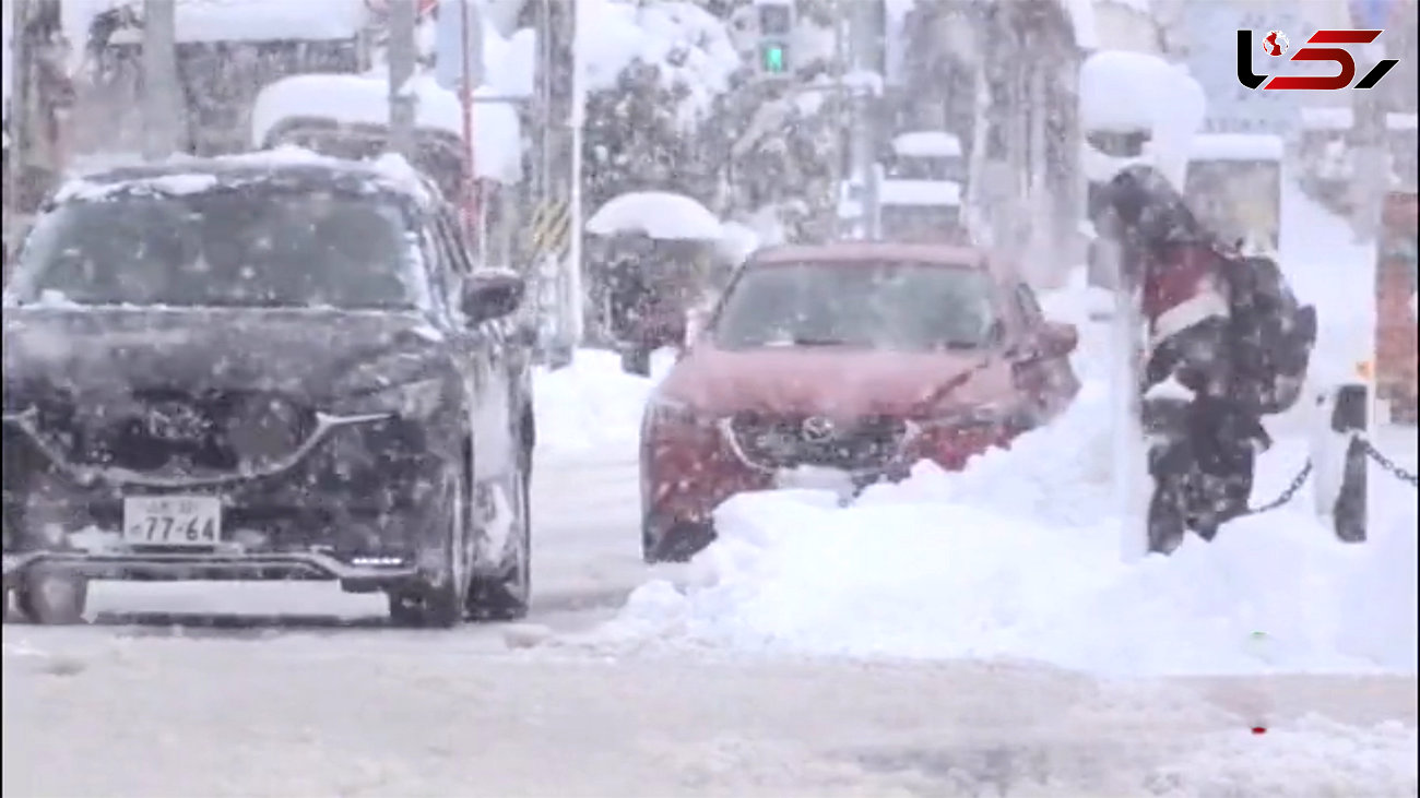 بارش برف سنگین در ژاپن 17 قربانی گرفت 