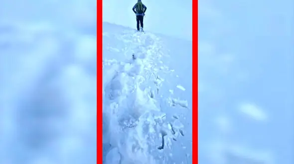 فیلم حجم سنگین برف در مسیر قله شیرباد بینالود